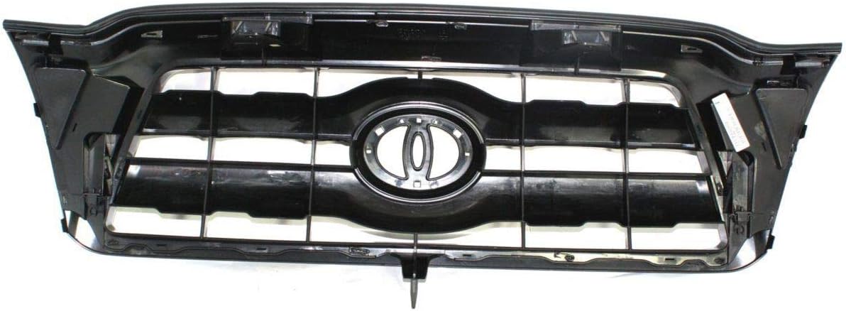 Grille For 2005-2011 Toyota Tacoma Gray Shell w/Textured Black Insert Plastic