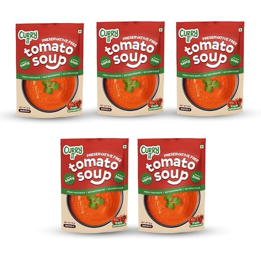 CURRYiT Tomato Soup Pack of 5 55g 55 g