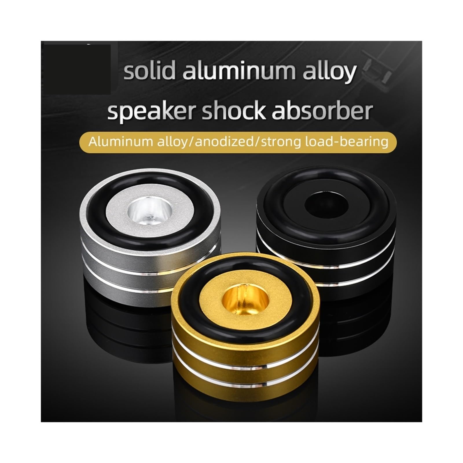 Inox SpeakerSpike Piedini for piedini for for altoparlanti Hifi da 4 pezzi