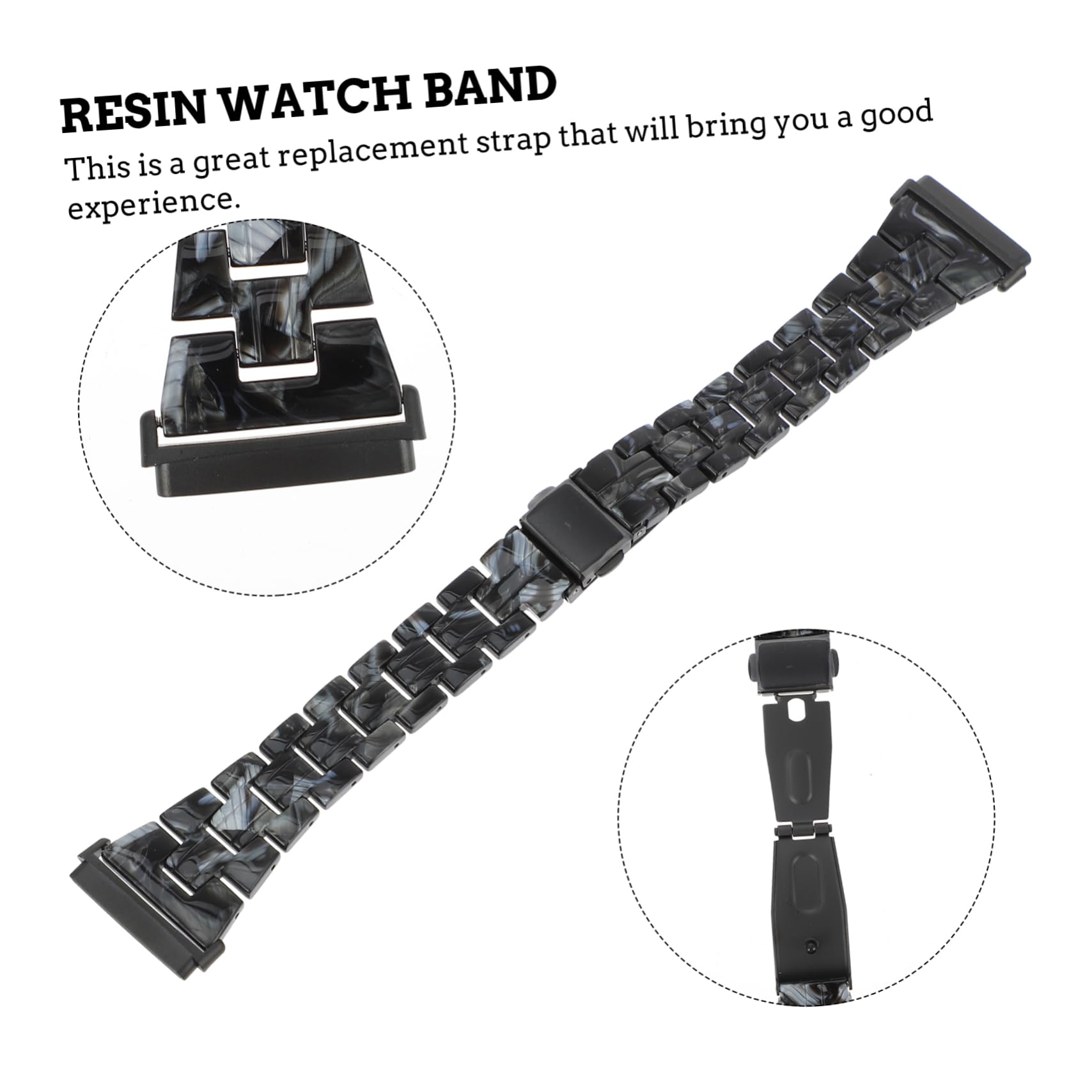 Housoutil Lot De 3 Bracelets De Rechange En Résine Compatibles Pour Montre Connectée Pour Hommes Et Femmes