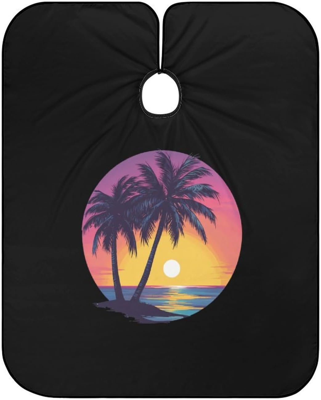 Vintage Coconut Trees Barber Cape Professional Hair Cutting Apron Hairdresser Cape for Men Women