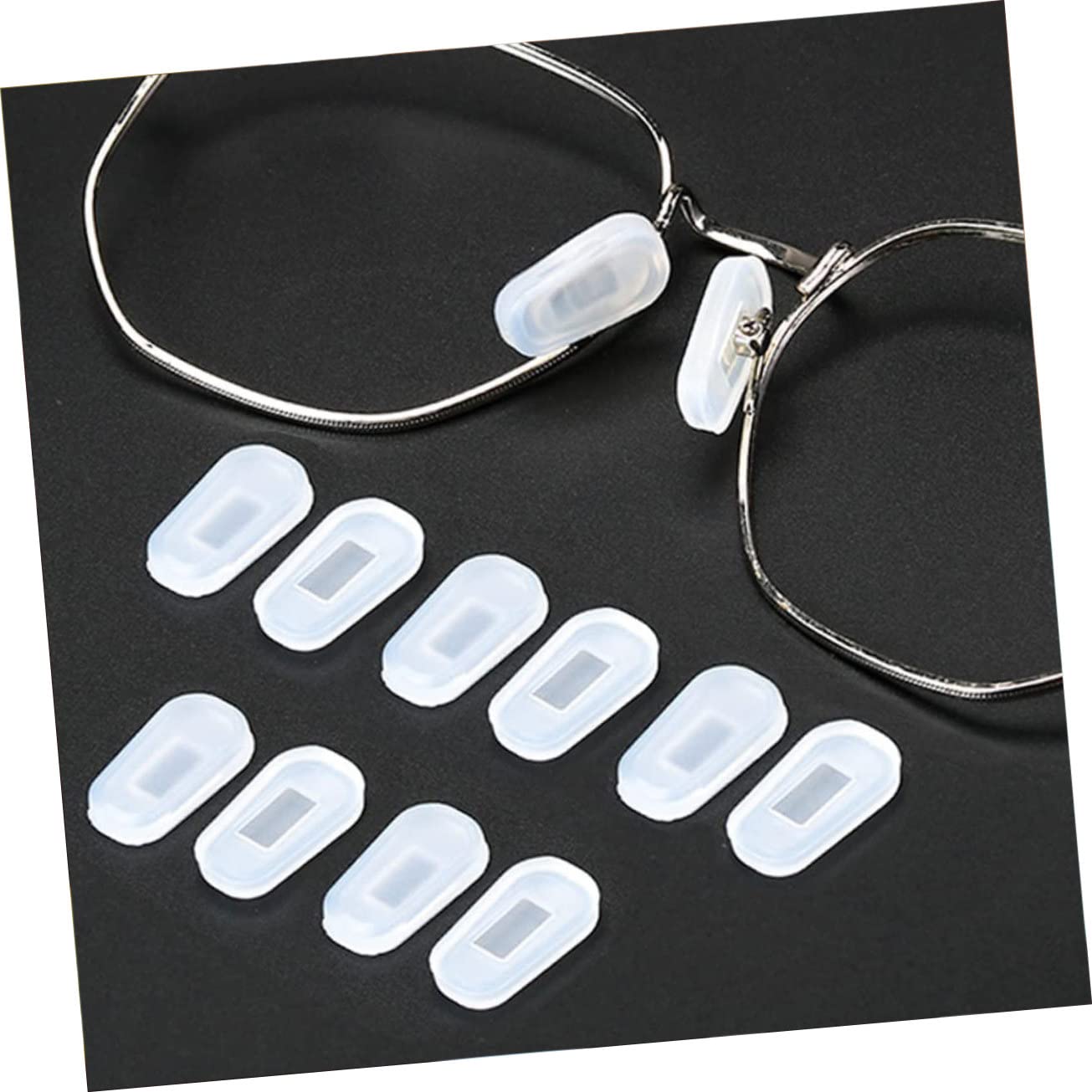 Healeved 4 Juegos De Almohadillas Nasales De Silicona Cómodas Para Gafas Repuestos Para Puente Nasal 25 Pares X 4