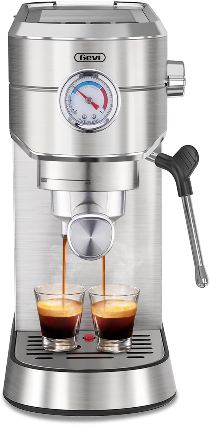Gevi Espresso Machine 20 Bar, Professional Espresso Maker