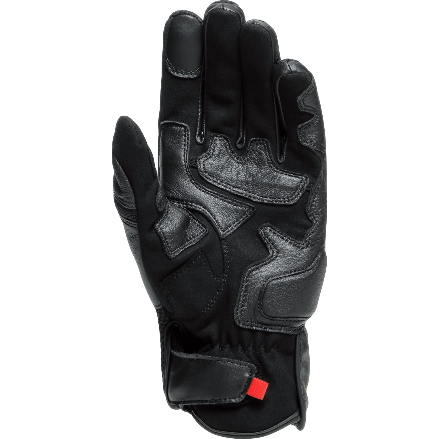 Dainese - Mig 3 Unisex Leather Gloves, Moto Guantes de Cuero de Pantalla Táctil, Guantes Moto Hombre y Mujer, Touchscreen, Palma Reforzada y Protectores de Nudillos, Negro/Amarillo