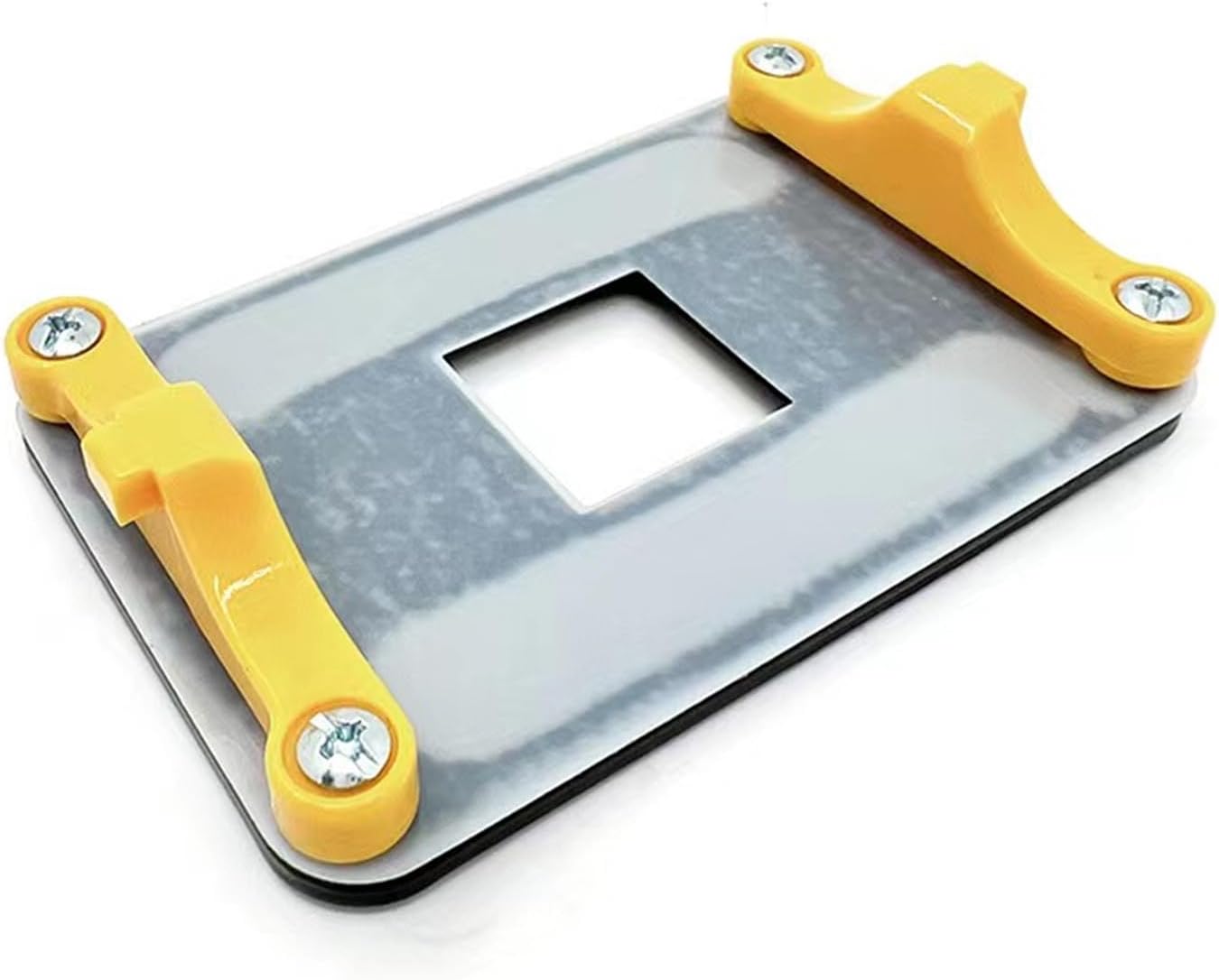 AM4 CPU Heatsink Bracket, AM4 Cooler Mounting Bracket, Iron AM4 CPU Fan Cooler Plate, AMD AM4 Motherboard CPU Fan Retainer Bracket AM4 Metal Back Plate CPU Heatsink Bracket Backplane