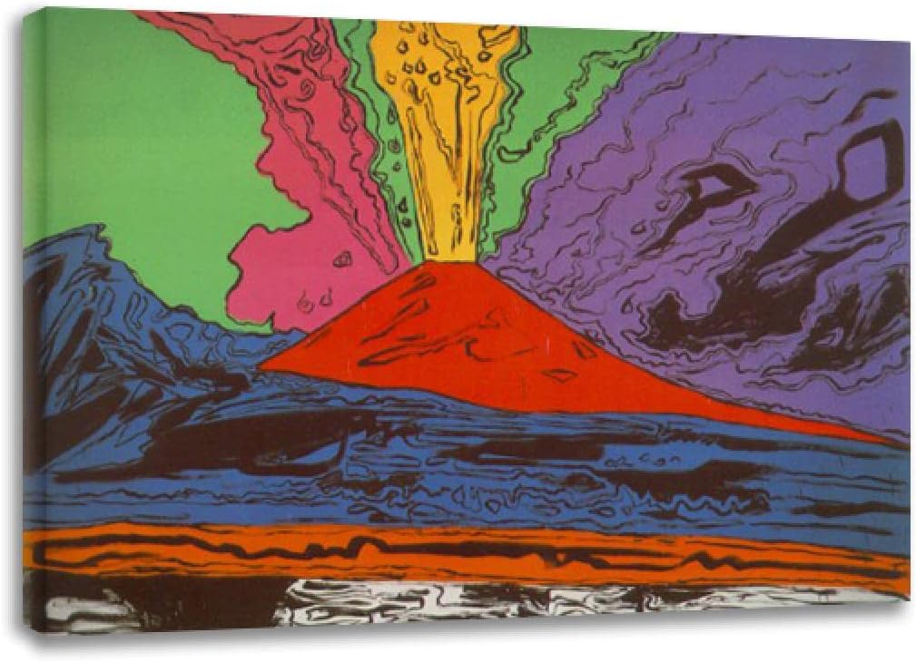 Famous Paintings Wall Art. Andy Warhol Vesuvius