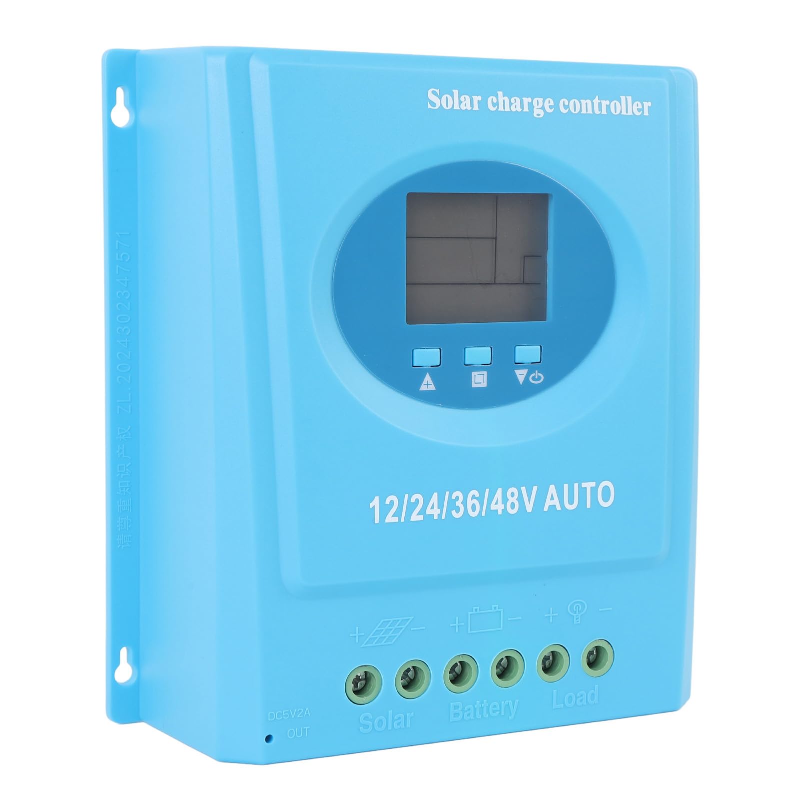 Controlador de Carga Solar MPPT 12V/24V/36V/48V - Conversión Eficiente para Baterías LiFePo4, Selladas y de Gel (120A)