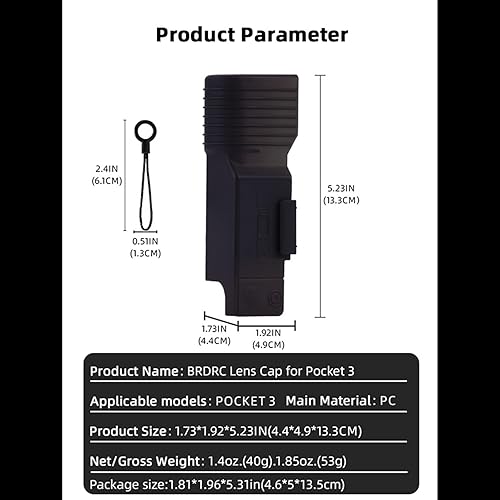 Vista 7 de Funda protectora de lente para DJI Osmo Pocket 3, protector de cardán para pantalla de lente para bolsillo 3 accesorios, resistencia a los golpes