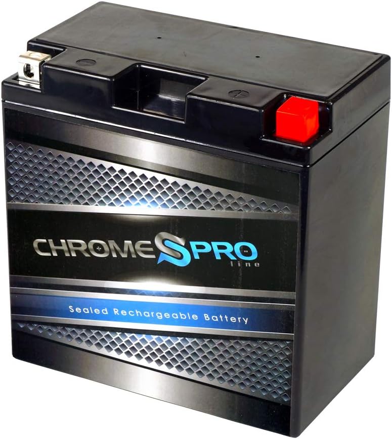 YB16CL-BS Maintenance-Free 12V 19Ah Battery Replacement for ATV, Motorcycle, Jet Skis, Scooter, UTV, and More - Nut and Bolt (T3) Terminal