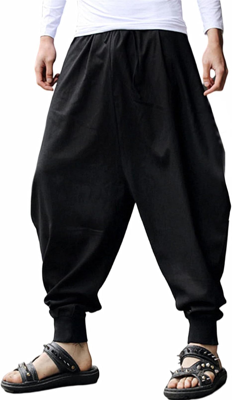 unisex-adult Men Women's Harem Pants Unisex Harem Pants