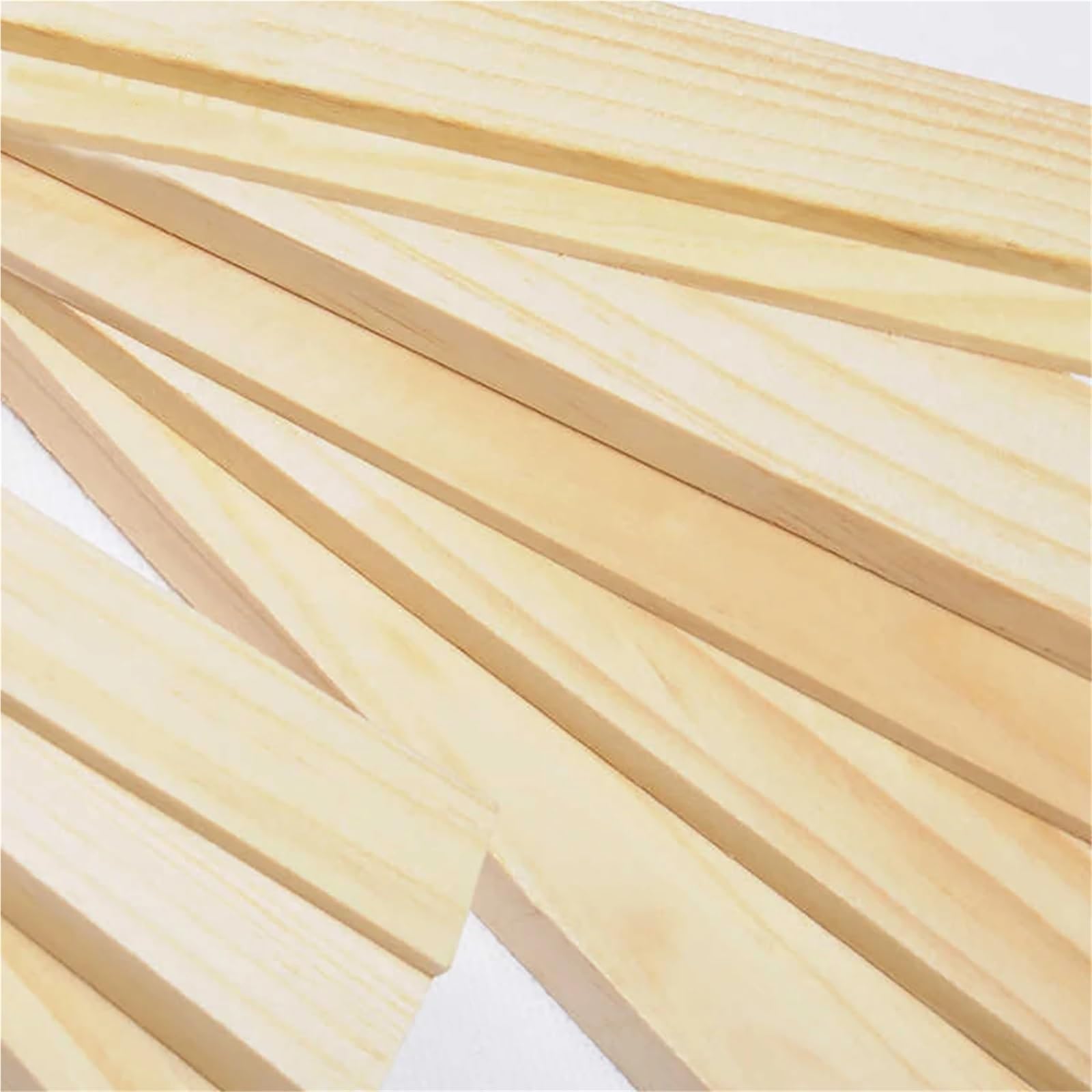 Palitos Helado Para Manualidades 20 tiras de madera rectangulares de 3/5/8 mm de grosor, tablero de pino macizo, material for modelismo DIY, manualidades, decoración, piezas.(250x50x5mm)