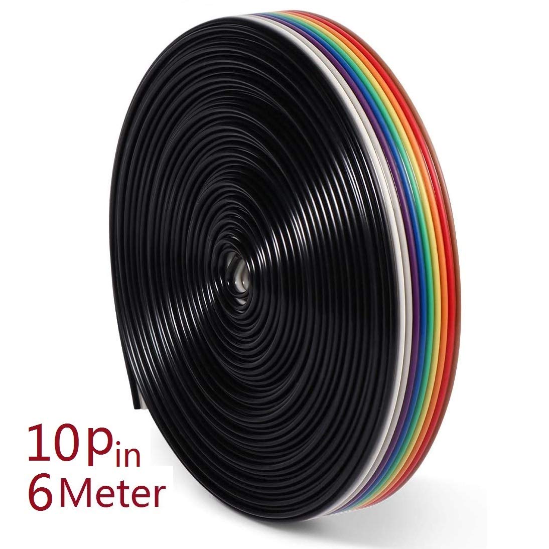 Buy beihuazi® Ribbon Cable IDC Wire 10 Pin 6M for Raspberry Pi