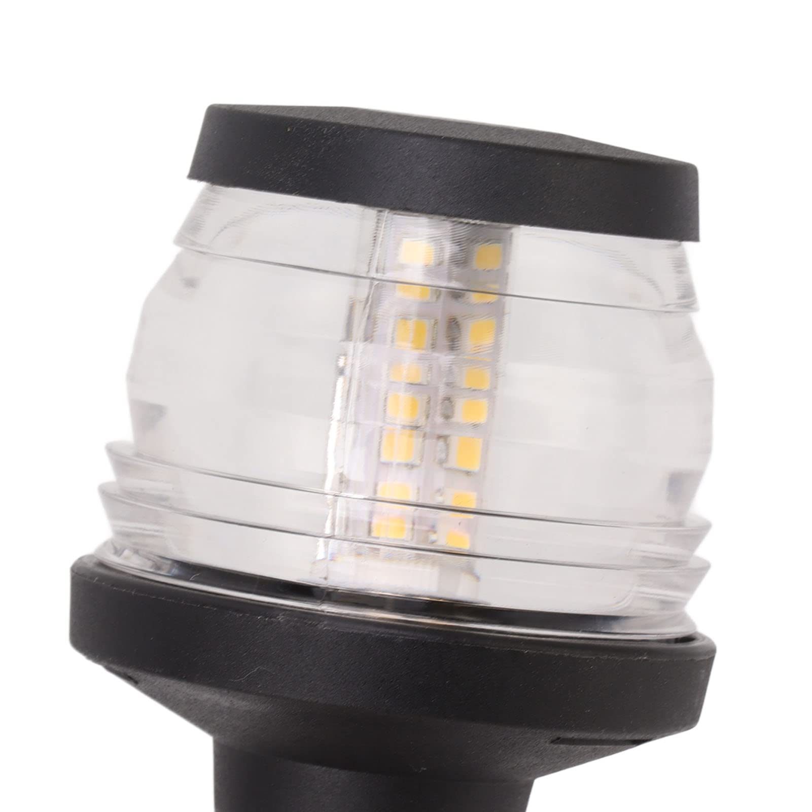 Luce di Poppa Marina a LED Luce Durevole Impermeabile a 360° per Palo di Ancoraggio per Barche Yacht DC10‑24V 2.5W 250LM per Barche da Pesca, Yacht