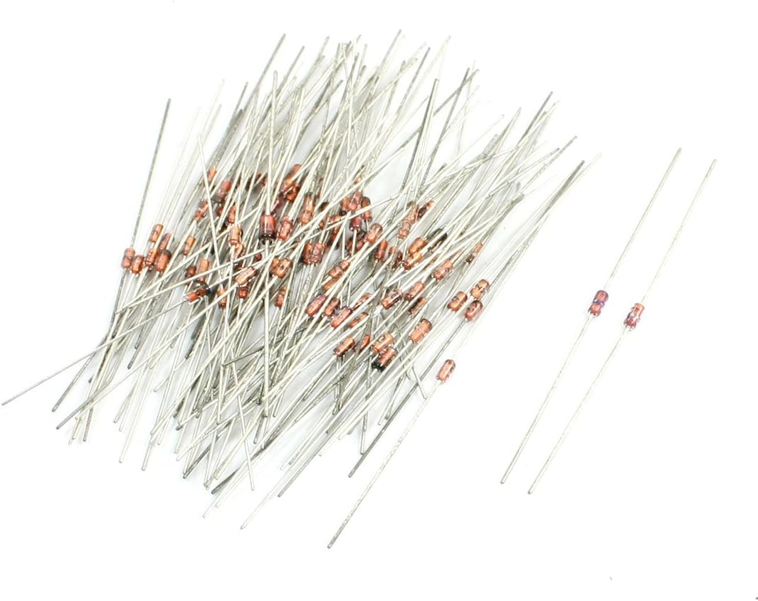 100 Pcs 2.4V-100V 1/2W Electronic Zener Voltage Stabilizing Diodes