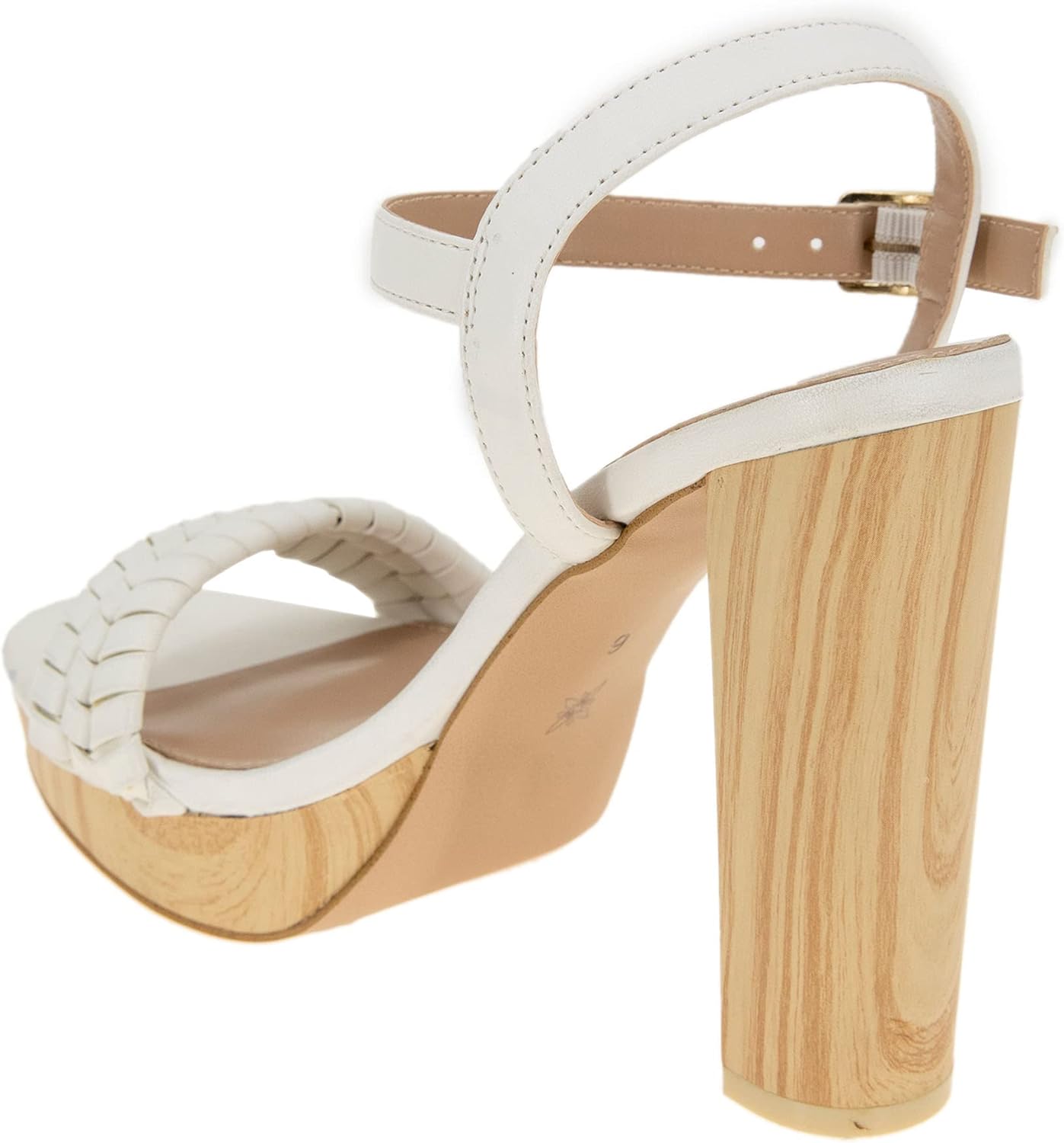BCBGeneration Women's Glam Sandal, Bright White, 6.5