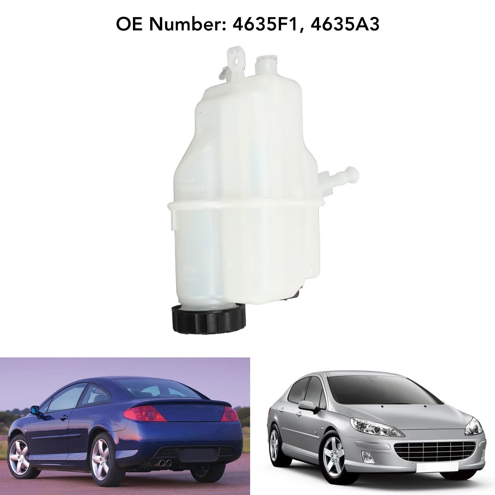 Czujnik poziomu cieczy zbiorniku Główny cylinder hamulcowy 4635A3 główny czujnik płynu w zbiorniku oleju hamulcowego może zamienić pasuje do Peugeot 407 508