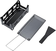 Raclette Queijo Raclette Aço Carbono Preto Portátil Antiaderente Queijo Raclette Assadeira Assadeira Conjunto de Fogão Ferramenta de Grelhar Cozinha Doméstica
