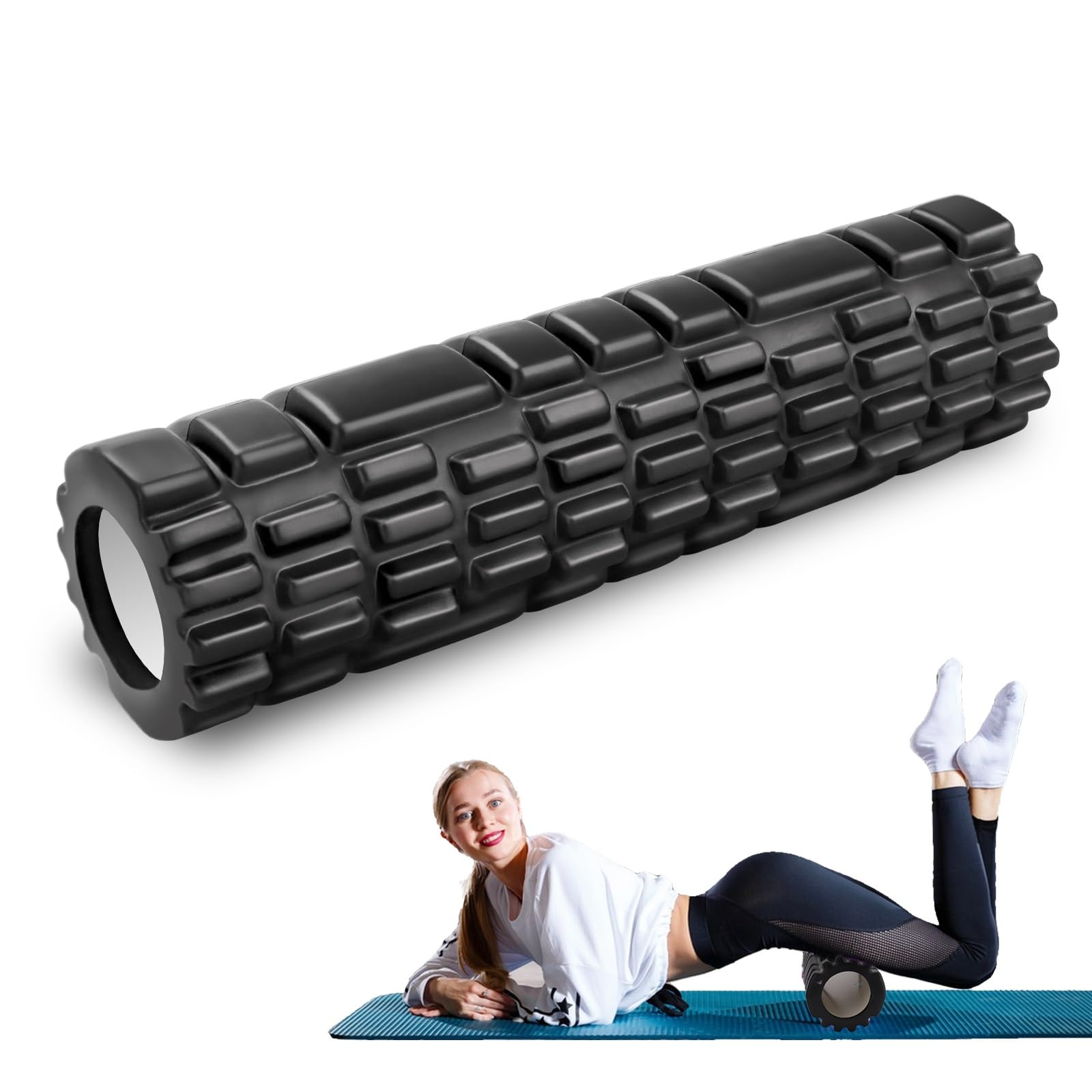 Rouleau de Massage Adulte Unisexe Rouleau Massage en Mousse
