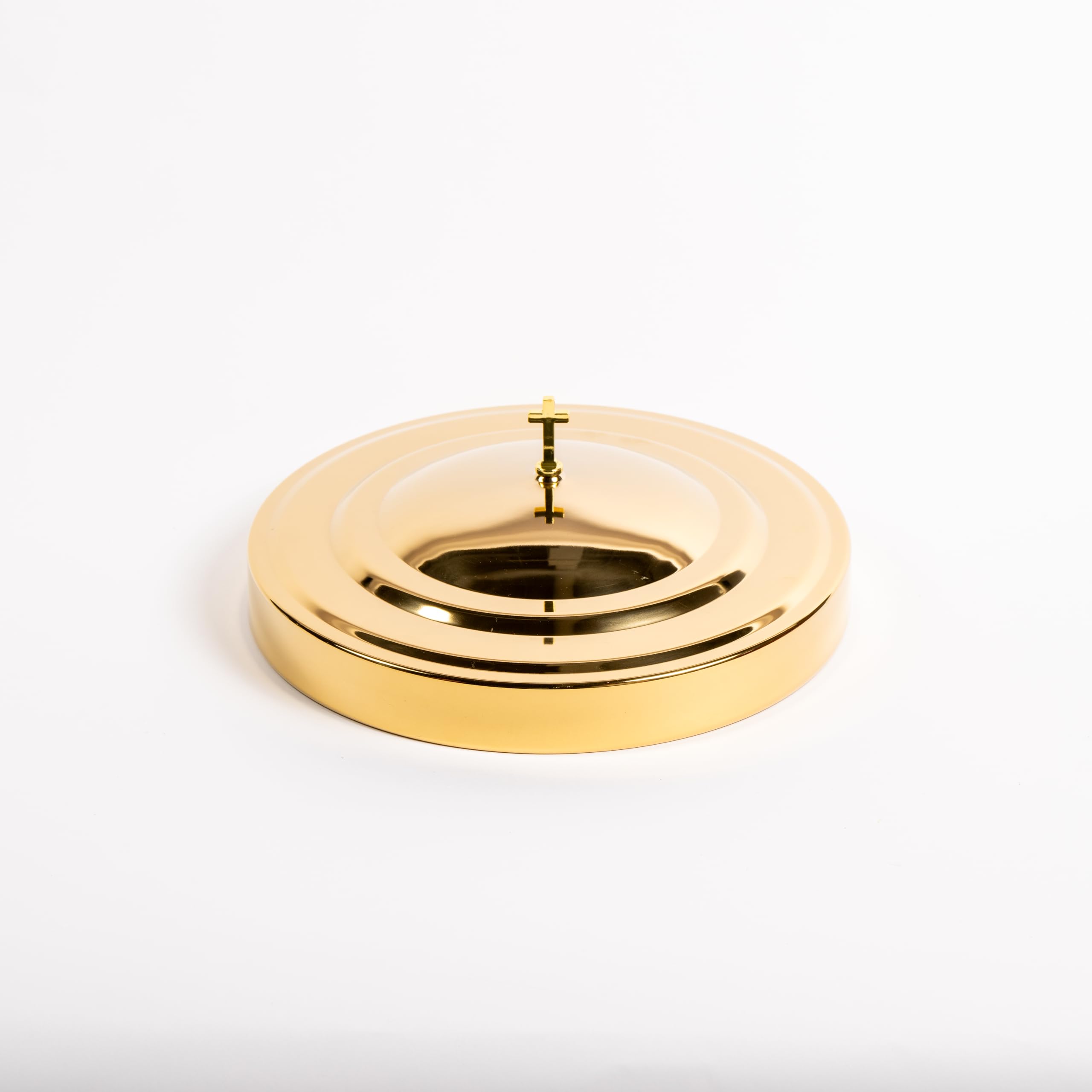 BROADMAN CHURCH SUPPLIES RemembranceWare Communion Bread Plate Cover, Brass