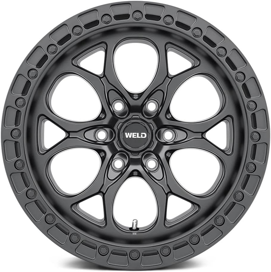 Weld - Off-Road Ledge Six W108 20x9 / 6x139.7 BP / 5 In BS Satin Black Wheel (W10809084500)