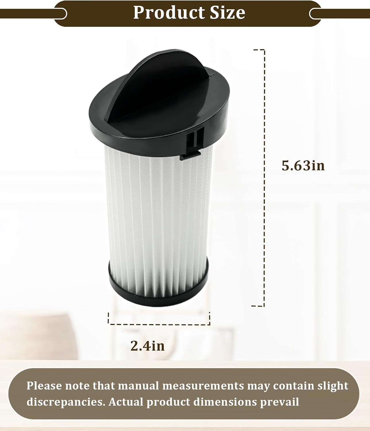 4-Pack HEPA Pre-Motor Filters Compatible with Eye-Vac Series Home,Pro,Pet,Air and Plus & NeoVac Elite,Accessory Replaces EV-PMF,Touchless Stationary Vacuum