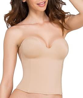Longline Smooth Strapless Bra (36DD Nude) - coolthings.us