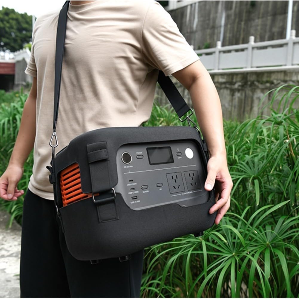 EVA Tragetasche für Jackery Explorer 1000 V2 für stoßfest EVA | Stoßdämpfendes EVA Material, kratzfest, wasserabweisend, ideal für Reisen und tägliche Nutzung