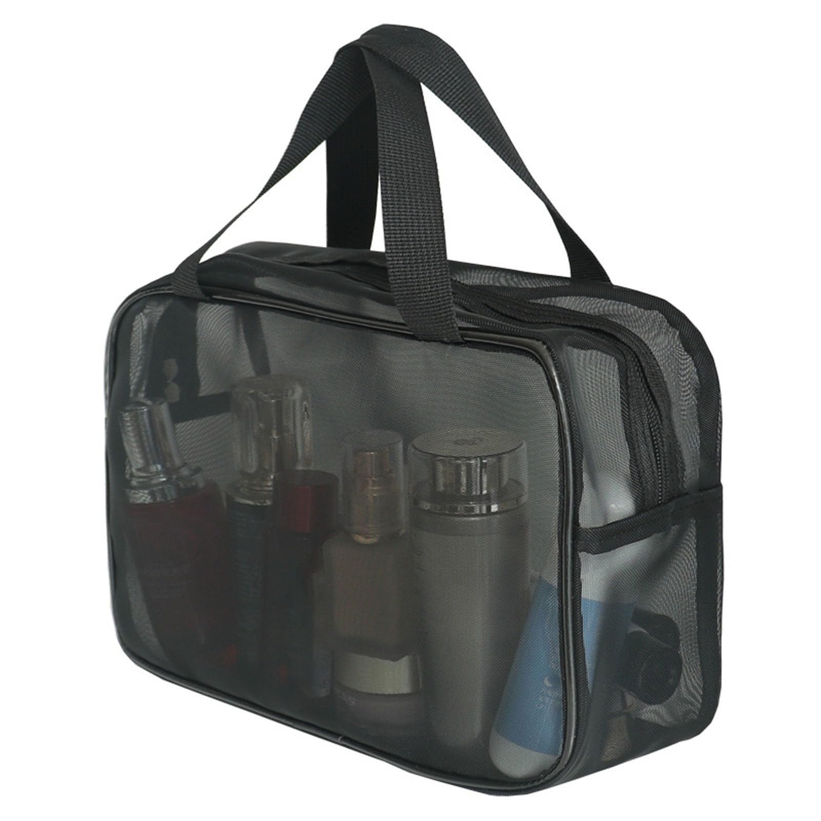 2025 New Shower Bag for Gym Mesh Shower Caddy Bag for Women Men Quick-Dry Hanging Toiletry Organizer with