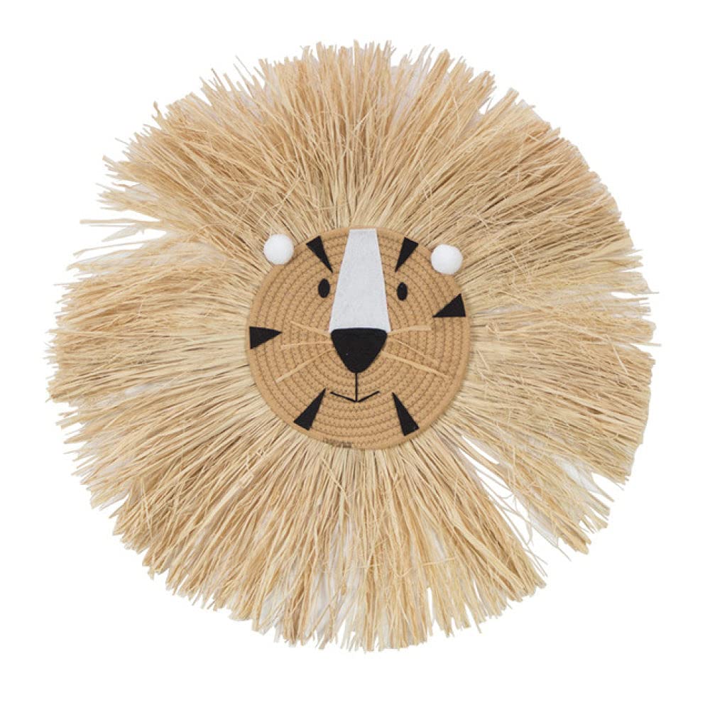 Dessin animé lion suspendus décorations coton pour chambre bébé