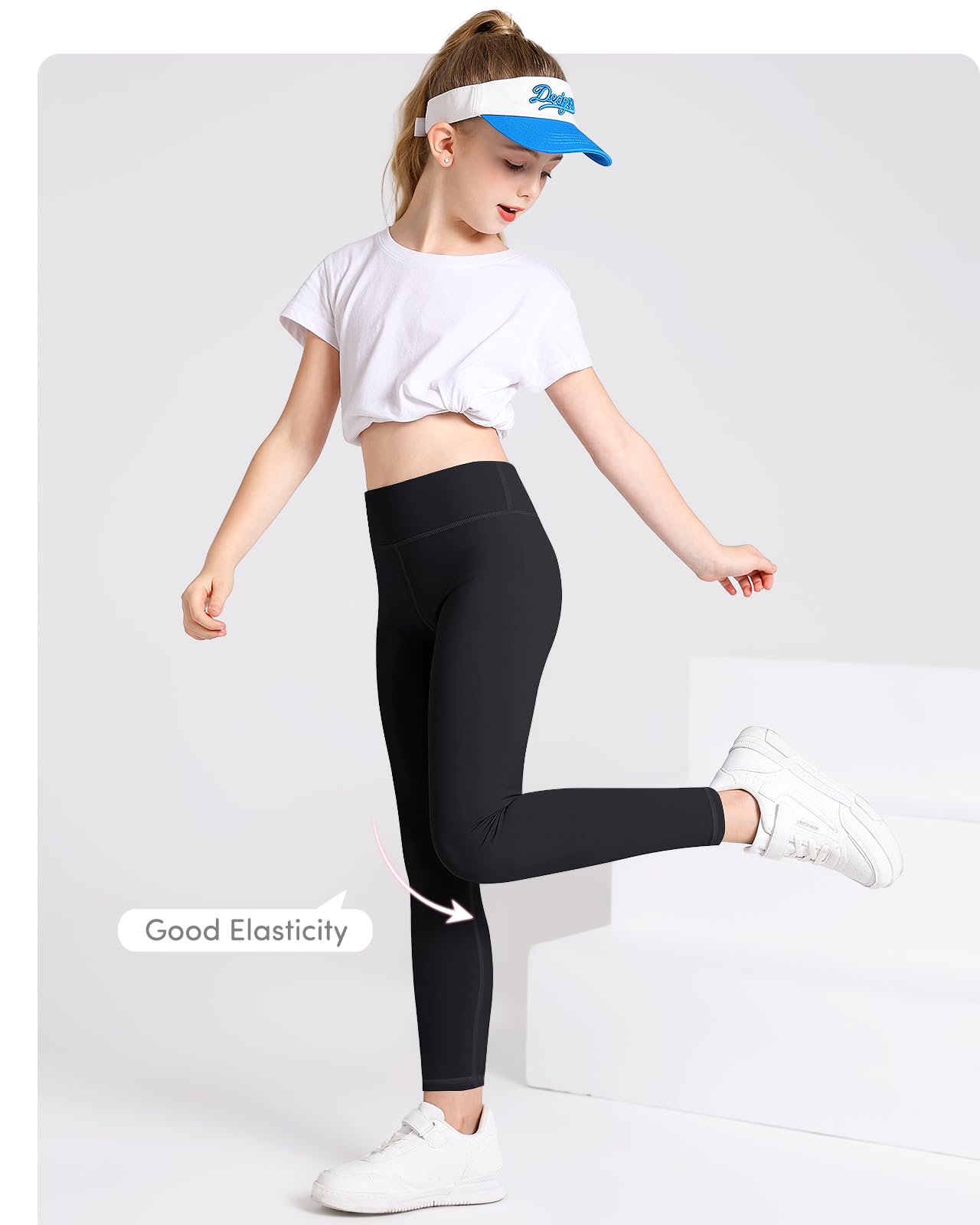 Domee Leggins Yoga Deporte Pantalones Niña Pack de 3