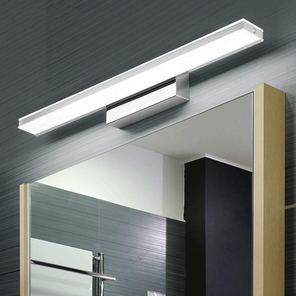 Led Luce Anteriore Specchio, Lanterna da Bagno, Luci Trucco, Lampada Armadio Specchio Facile Installazione Specchio Illuminazione a Parete/12W 3000K