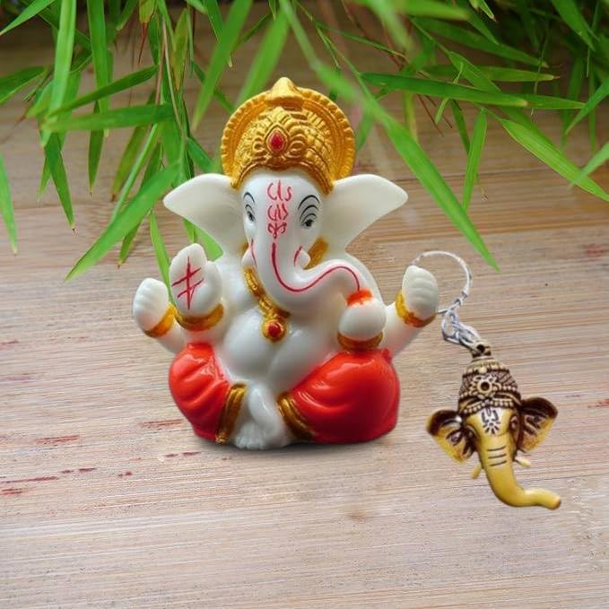 Buy KARUKRIT COLLECTIONS Polyresin Lord Ganesha Idol with Ganesha