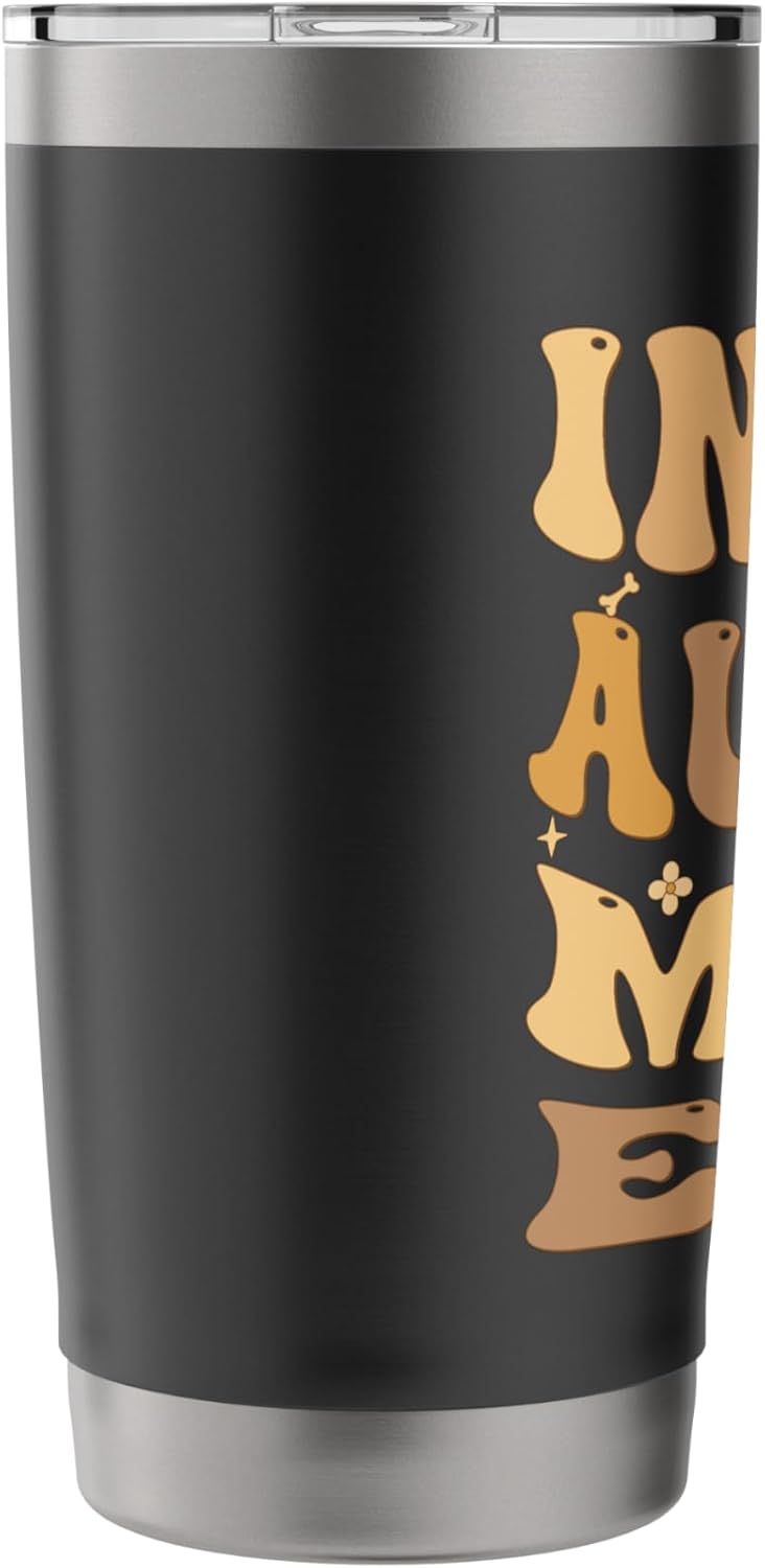 In My Auggie Mom Era Groovy Stainless Steel Insulated Tumbler - Image 4