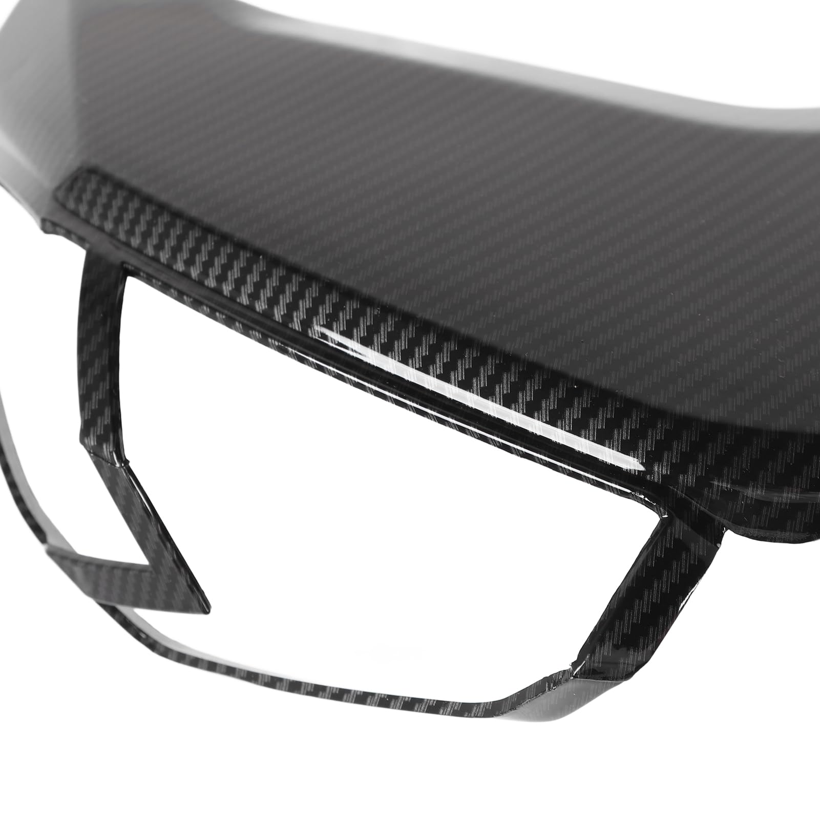 Cubierta de Luz Trasera Estilo Fibra de Carbono para NMAX 125155 2020-2024, Diseño Elegante y ABS Duradero, Fácil Instalación con Tornillos Originales Fijos