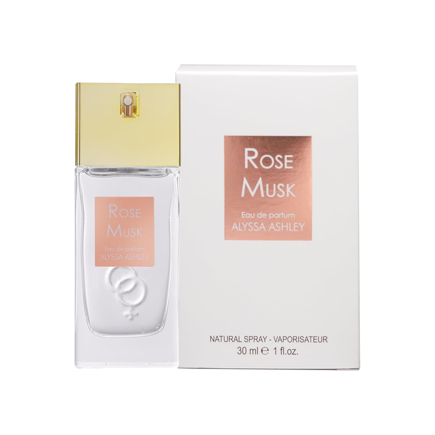 Alyssa Ashley Rose Musk - Mini Perfumes for Women and Cologne for Men - Floral Woody Musk Fragrance with Rose and Cassis - 1 oz EDP Spray - Image 2