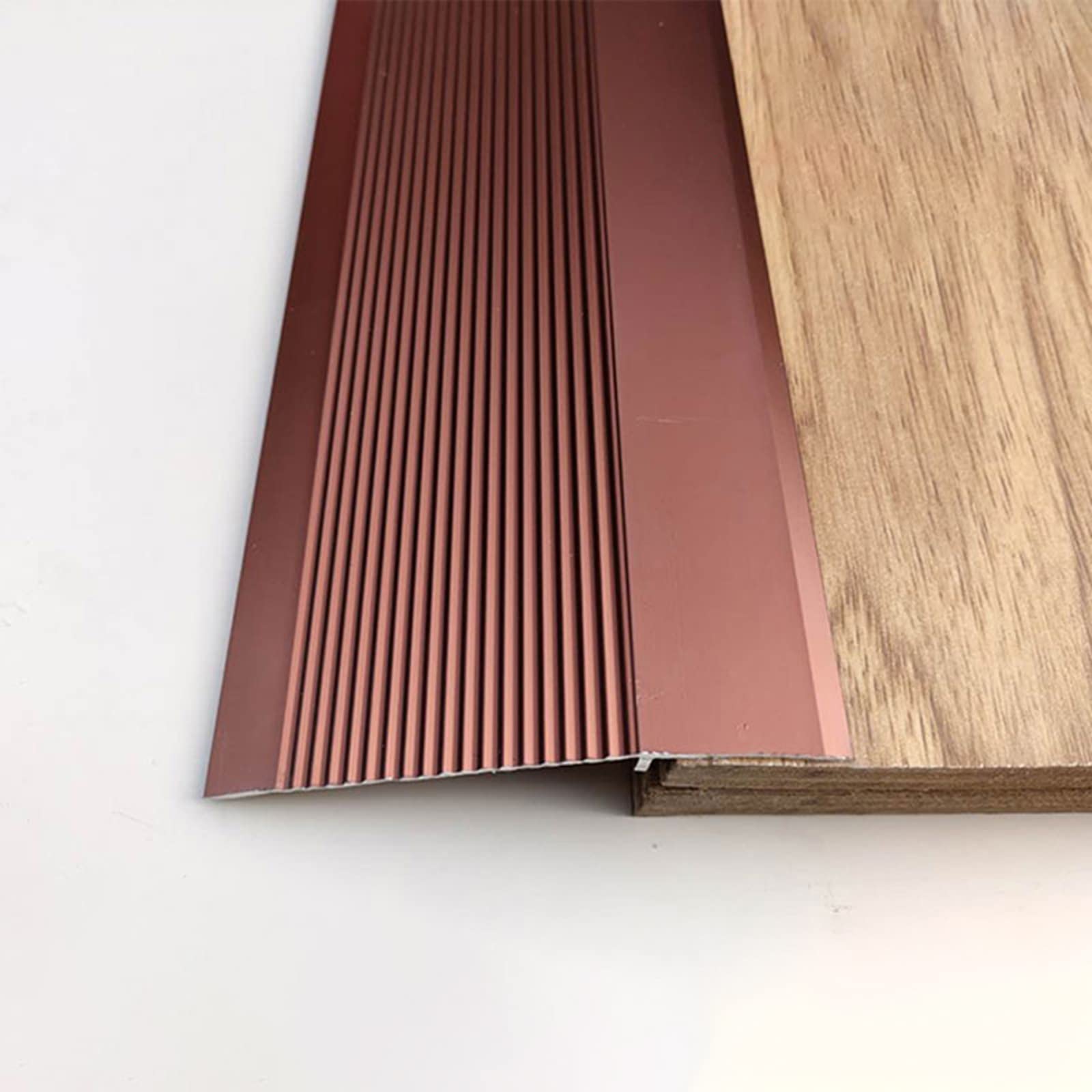 Profilé de transition en aluminium or 10 cm x 125 cm pour tapis sol