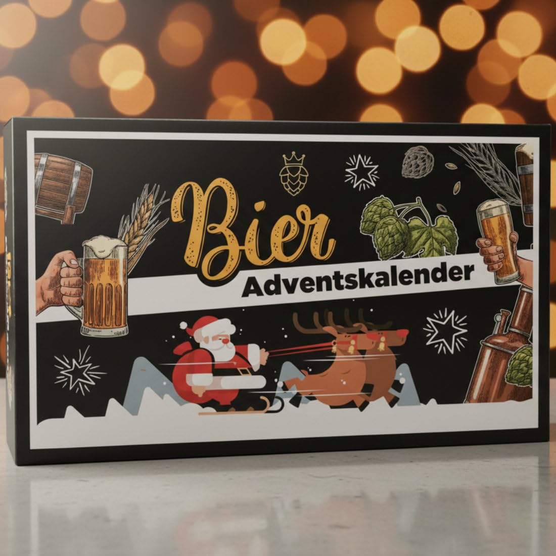 meibier Bier Adventskalender aus Bayern | Franken 24x0,5l, Bierkalender, das Biergeschenk 2026