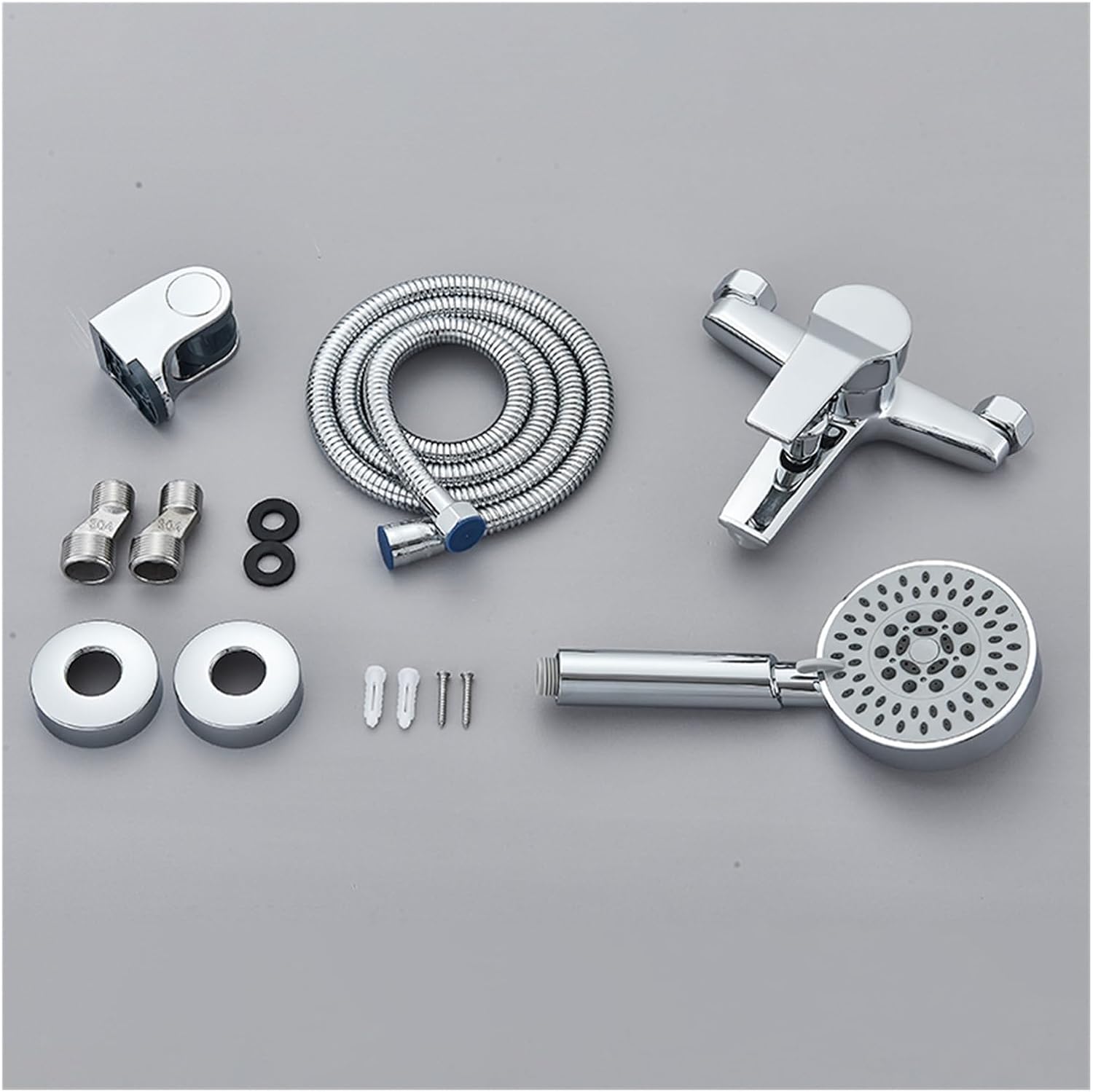 Matte Black Bathroom Shower Mixer tub hot and Cold Water Mixer Mixer Black Chrome Bathroom Shower Mixer Mixer Mixer(Brushed Gold Suit)