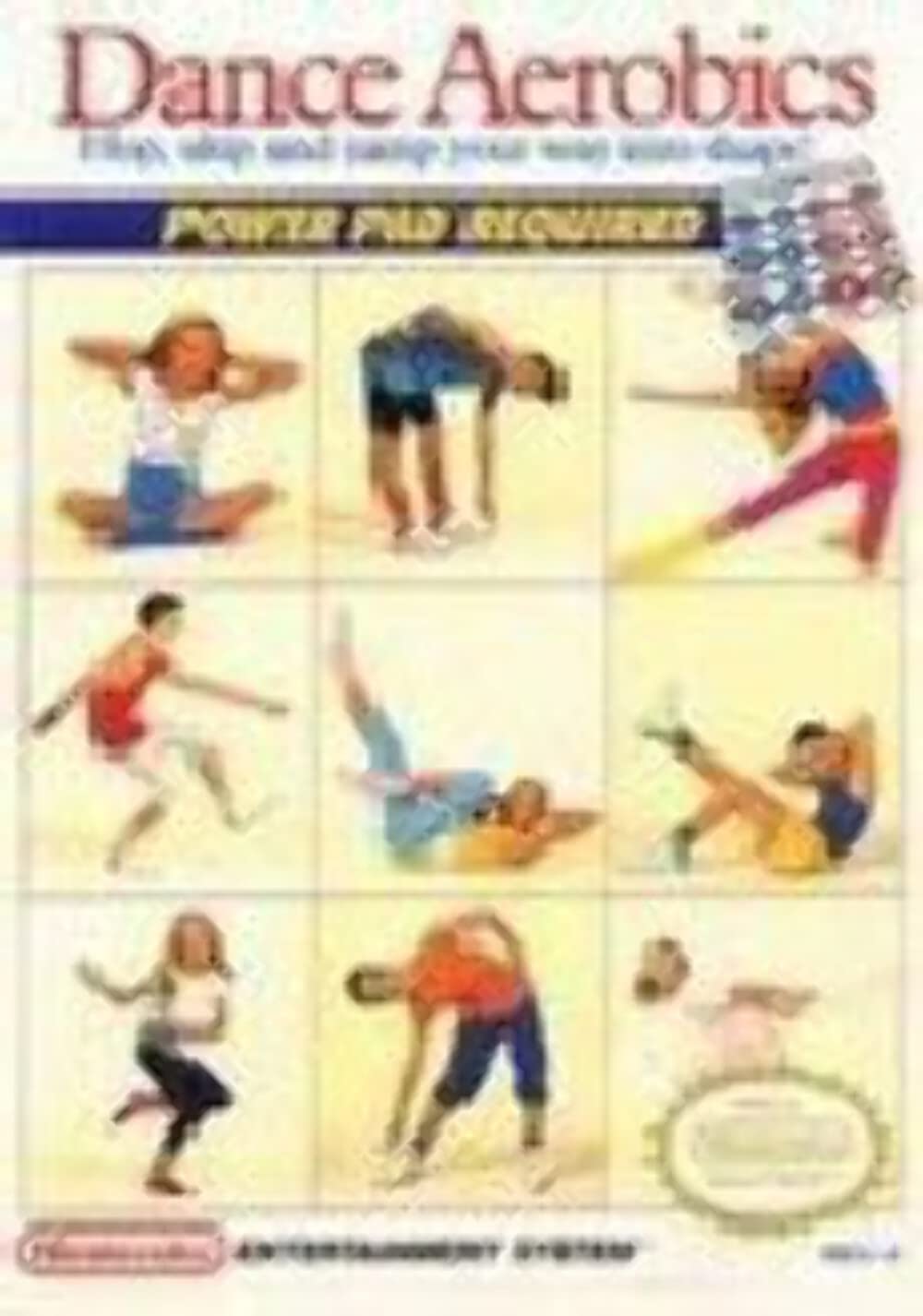 Dance Aerobics NES Game Cartridge