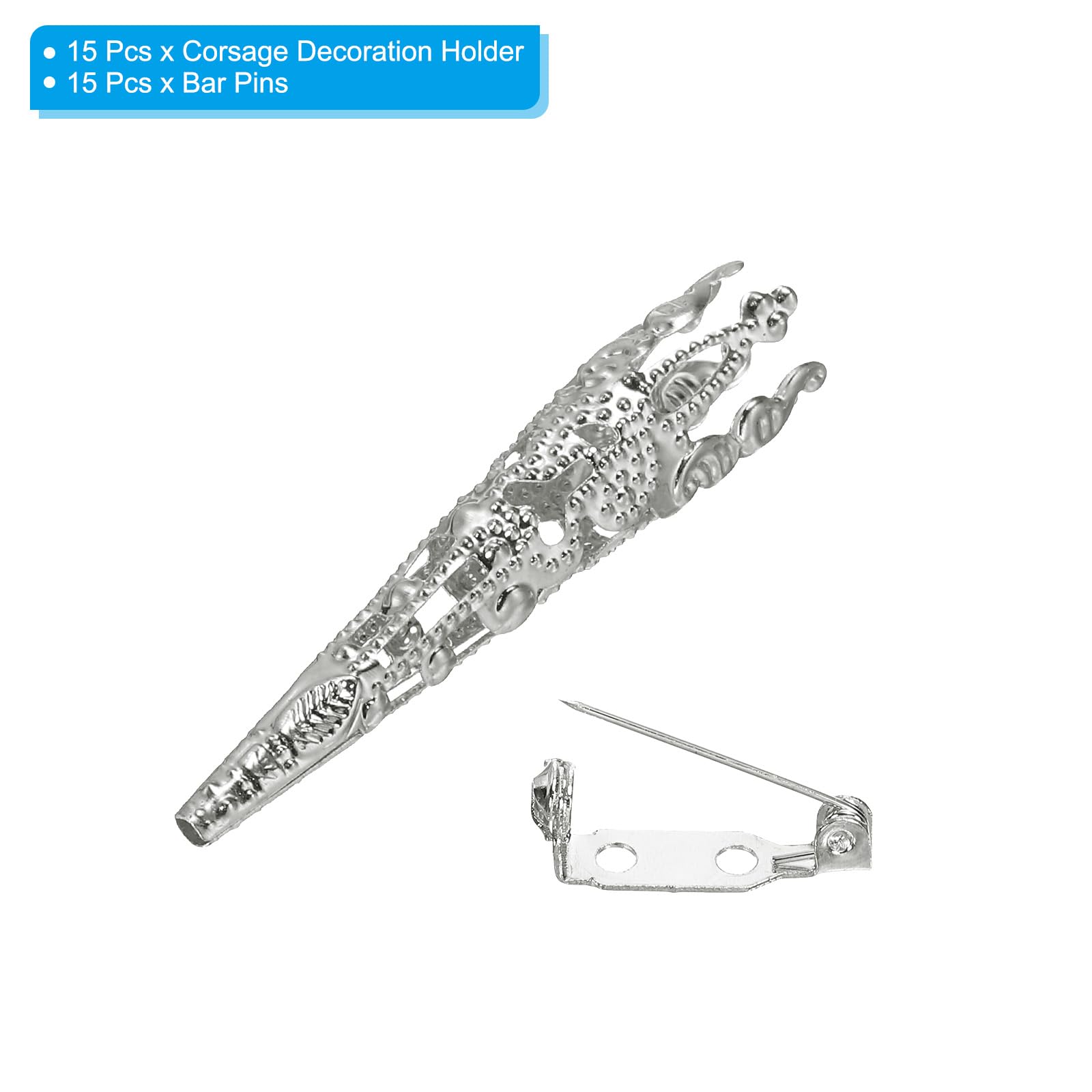 PATIKIL 41mm Corsage Decorative Holder - Image 3