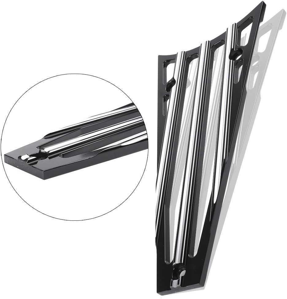 Chcury1 Motorcycle Oil Shrouds Guard, Radiators Guard for Harley Davidson for Touring FLHR 2014-2017, Road Glide FLTRX 2015-2017, Silver