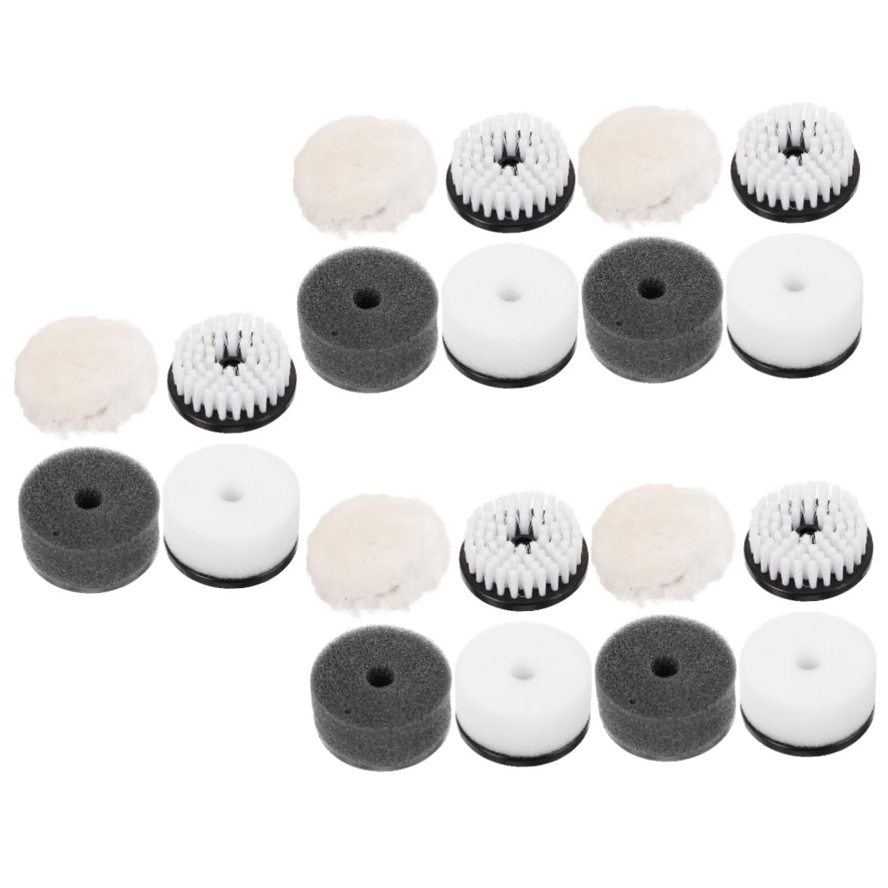 Healvian 5 Series Limpiar Y Pulir Accesorios De Eléctrico De Incluye Y Esponjas Y Zapatillas 4 Piezas X 5