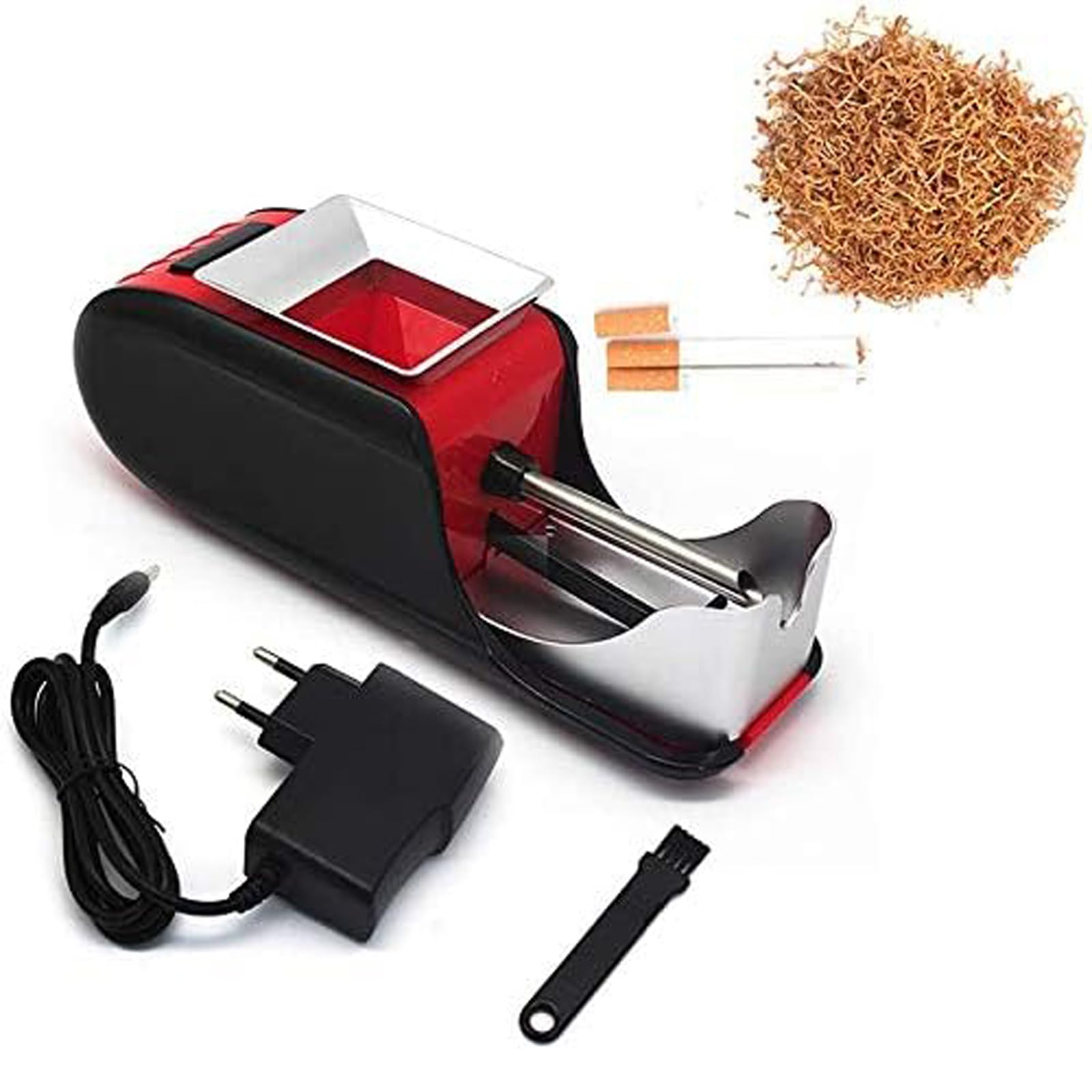Rouleau automatique de tabac électrique mini machine à tuber rouge