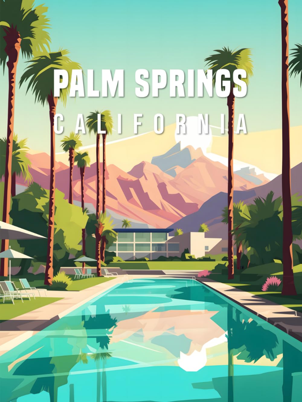 Palm Springs: A Blank Coffee Table Book – A Gift for Travelers: Women, Men, Couples, and Traveling Friends      Paperback – February 8, 2025