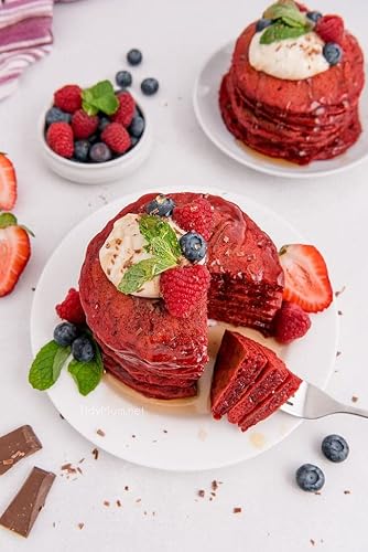 My Favorite Pancake Mix - Gourmet Pancake And Waffle Mix - Delicious And Quick Breakfast Food - Kids Snacks Pantry Staples (Red Velvet) #TOP5