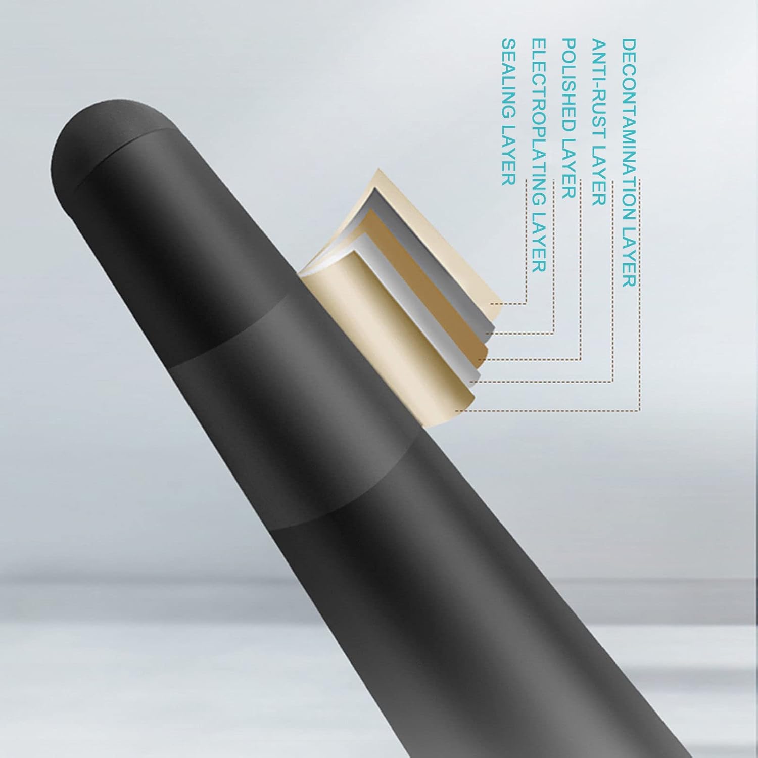 Golden Furniture Legs,4Pcs,Tapered Support Legs,Sofa Replacement Legs,Straight Tapered Legs,DIY Table Legs,Kitchen Legs,Metal Furniture Legs,Gold-12cm/4.5in