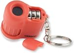 Carson MicroMini 20x LED Microscope de poche éclairé avec intégré UV et LED Lampe de poche - Orange