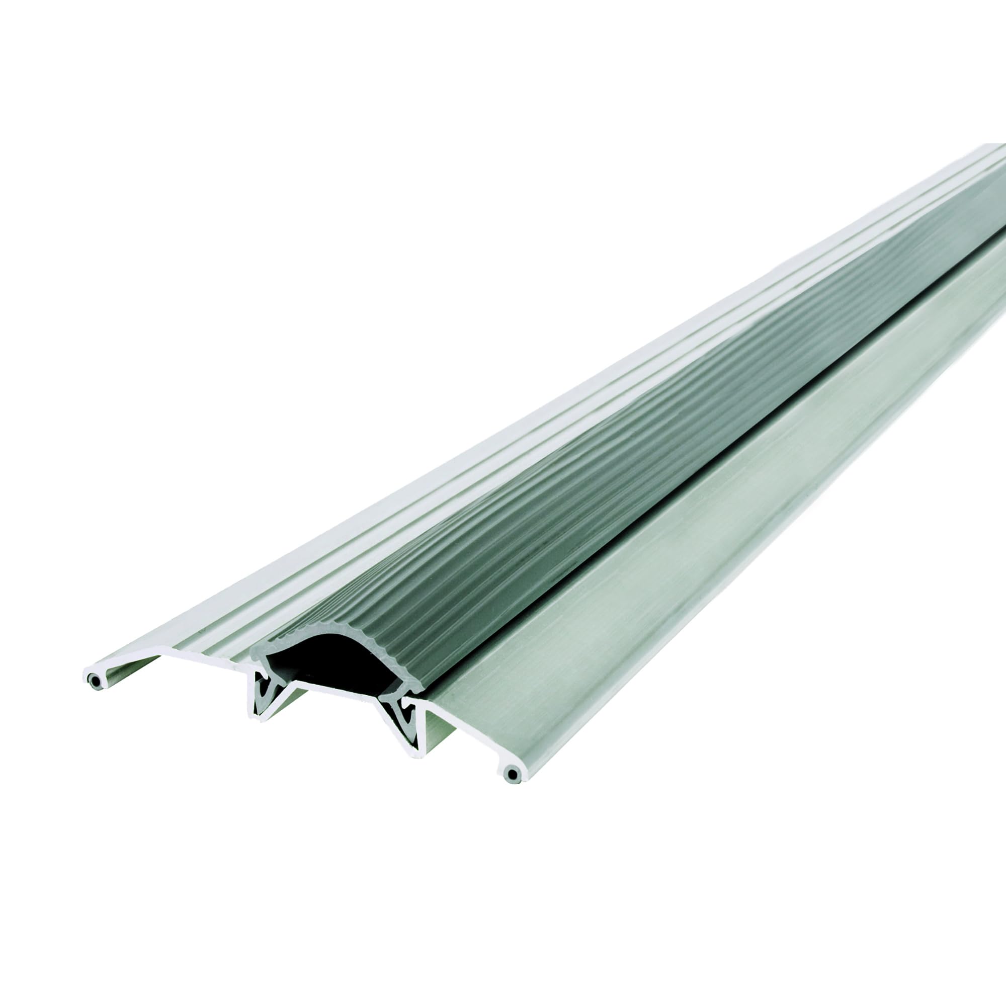 M-D Building Products 8102 3-3/4-by-3/4-by-36-İnç Vinil Contalı Deluxe Düşük Eşik, Alüminyum