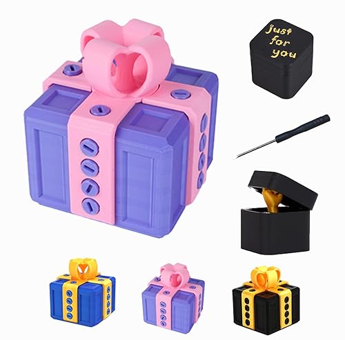 Christmas Stocking Stuffer The Annoying Present，Annoying Gift Box with 3D