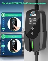 EVDANCE 11 kW hordozható Wallbox Type 2 töltőkábel 7,8m CEE 16A elektromos autóhoz 2